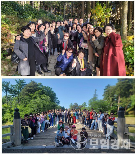 사진= 2024년 백만클럽회원 투어(상) 일본 알펜루트 해외여행(하)